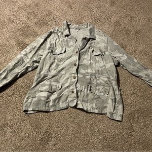 Maurices Camo Button-up Jacket